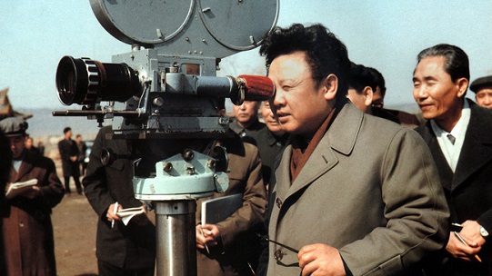 In this March 1979 photo from North Korea's official Korean Central News Agency, distributed by Korea News Service, leader Kim Jong Il gives advice at the shooting of "An Jung Geun Avenges Hirobumi Ito," a narrative film. (Korean Central News Agency/Korea News Service via AP Images)